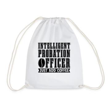 Intelligent Probation Officer Prison Guard Officer - Turnbeutel - Weiß - Vorne