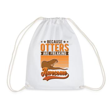 Loutre Cadeau Loutre Loutre Loutre Loutre de mer - Sac de sport léger - blanc - Devant