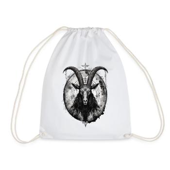 Gothic Baphomet Witches Witchcraft Ritual Dark - Turnbeutel - Weiß - Vorne