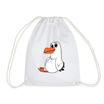 Mouette - Sac de sport léger - blanc - Devant