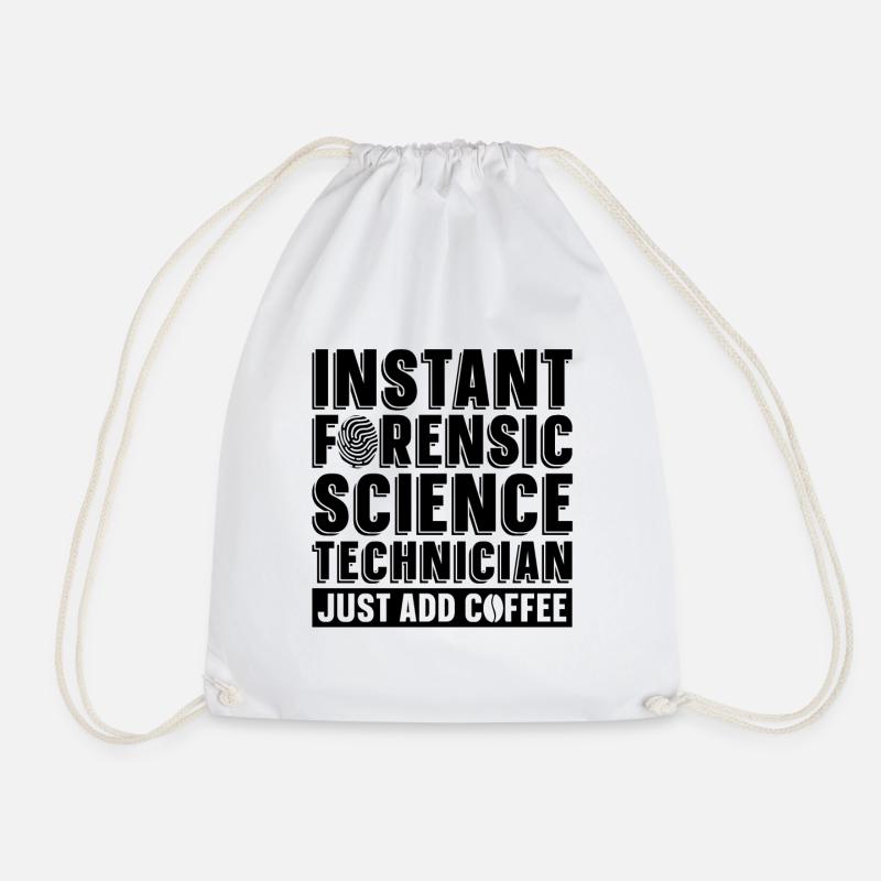Instant Forensic Science Crime Forensic Scientist - Sac de sport léger - blanc