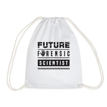 Future Forensic Scientist Crime Forensic Scientist - Turnbeutel - Weiß - Vorne
