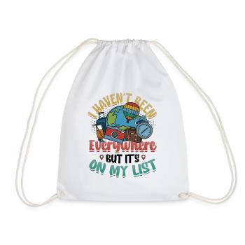 Je ne suis pas encore allé partout - Sac de sport léger - blanc - Devant