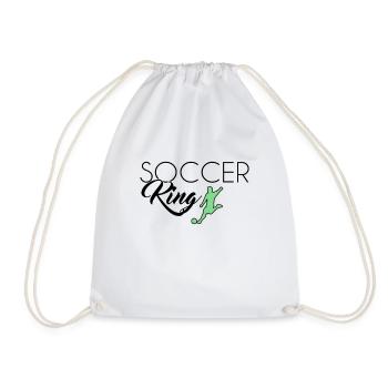 Fußball King - Turnbeutel - Weiß - Vorne