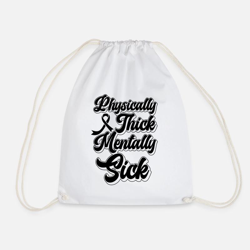 Physically Thick End The Stigma Health Advocate - Turnbeutel - Weiß