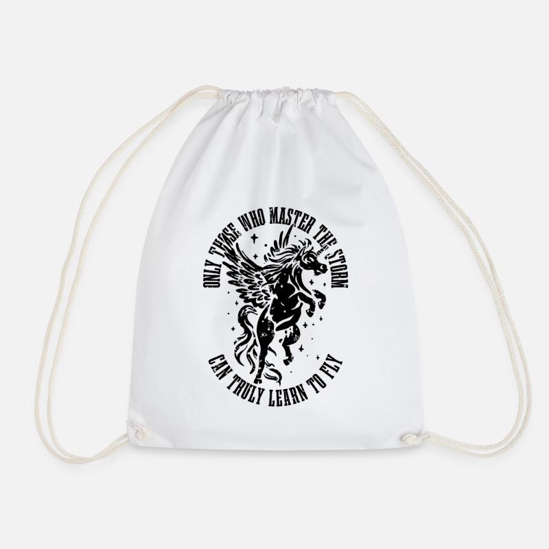 Only Those Who Mythology Gods Mythology Lover - Drawstring Bag - white