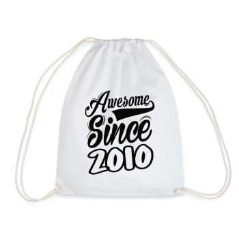 Génial depuis 2010 - Sac de sport léger - blanc - Devant