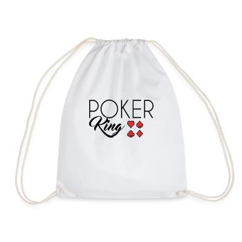 Roi du poker - Sac de sport léger - blanc - Devant