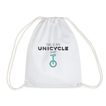 Chemise monocycle - Sac de sport léger - blanc - Devant