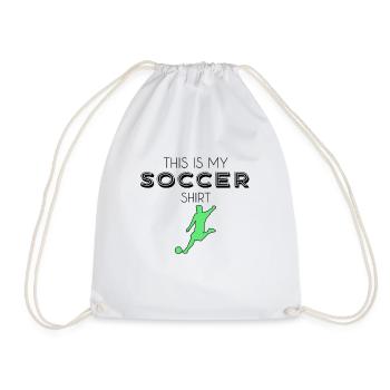 Maillot de football - Sac de sport léger - blanc - Devant