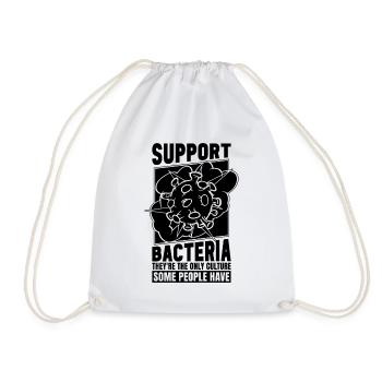 Soutenir les bactéries Ce sont des microbiologistes médicaux - Sac de sport léger - blanc - Devant