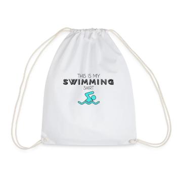 Chemise de bain - Sac de sport léger - blanc - Devant