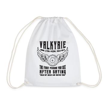 Valkyrie The First Person You See Norse Goddess - Turnbeutel - Weiß - Vorne