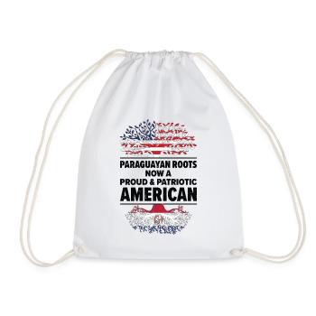 Né à Paraguay, Paraguay, Américain, États-Unis - Sac de sport léger - blanc - Devant