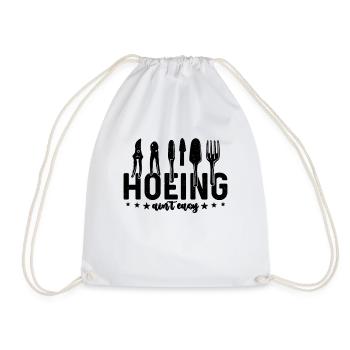 Hoeing Ain't Easy Herbalism Herb Lover Herbalist - Turnbeutel - Weiß - Vorne