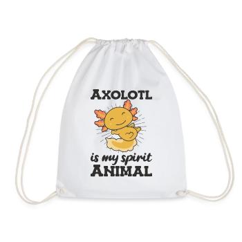 Axolotl est mon animal spirituel - süßer Axolotl - Sac de sport léger - blanc - Devant