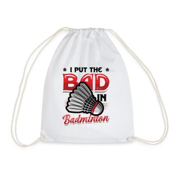 The Bath In Badminton - Drawstring Bag - white - Front