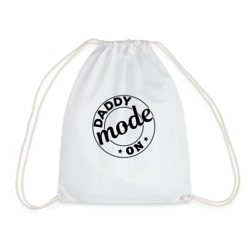 Daddy Mode On - Best Dad Best Daddy Father's Day - Drawstring Bag - white - Front