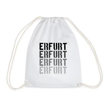Erfurt - Turnbeutel - Weiß - Vorne