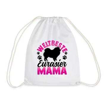 Beste Eurasier Mama Spitz Eurasian Dog - Turnbeutel - Weiß - Vorne