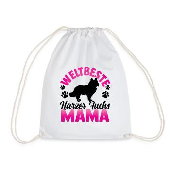 Beste Harzer Fuchs Mama altdeutscher Hütefuchs - Turnbeutel - Weiß - Vorne