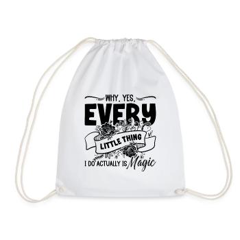 Why Yes Every Little Wedding Plan Wedding Planners - Turnbeutel - Weiß - Vorne