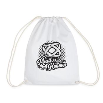 Maid Of Honour Bridal Wedding Party Maid Of Honors - Drawstring Bag - white - Front