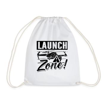 Launch Zone Remote Control Drone Pilot Drone Racer - Turnbeutel - Weiß - Vorne