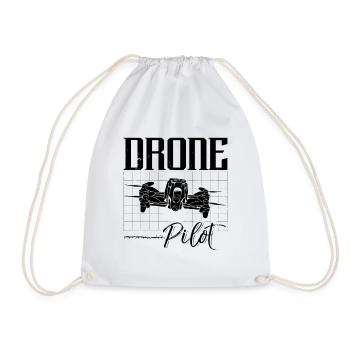 Pilote de drone Quadcopter Racing Machine Drone Racer - Sac de sport léger - blanc - Devant