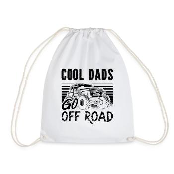 Cool Dads Go Off Road Motocross Off-Road Racer - Turnbeutel - Weiß - Vorne