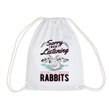 Lapin lapin lapin lapin - Sac de sport léger - blanc - Devant