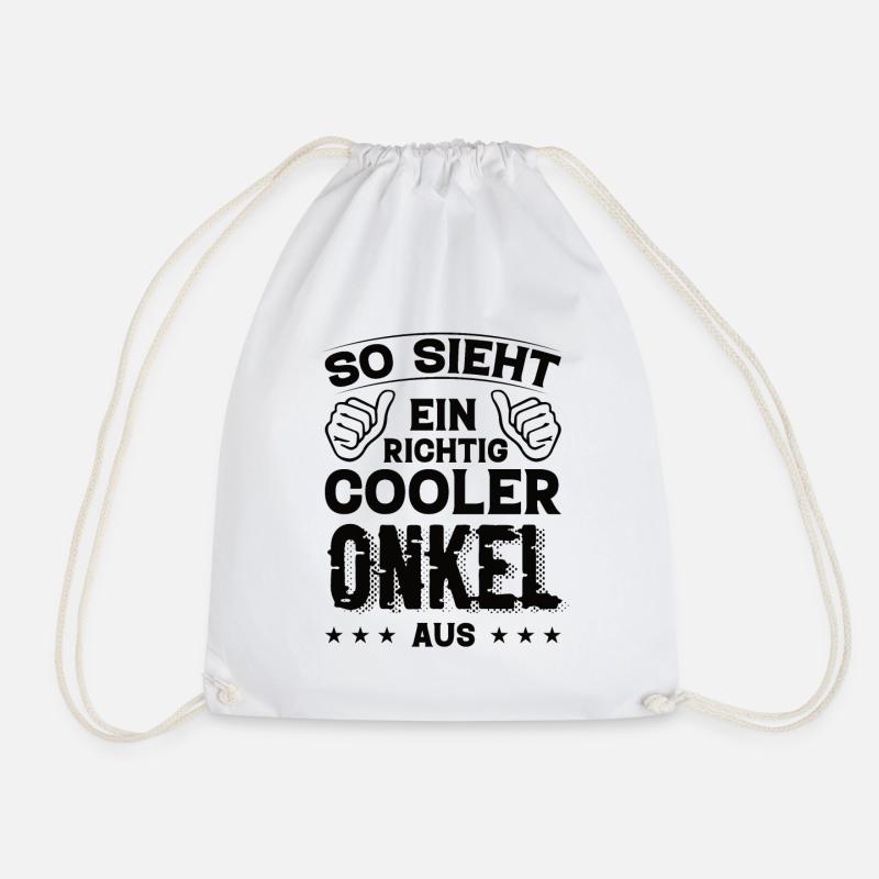 Onkel Onkel Geburtstag Onkel Sprüche Bester Onkel - Turnbeutel - Weiß