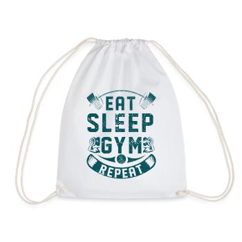Gym Fitness Training Musculation Musculier Muscle - Sac de sport léger - blanc - Devant