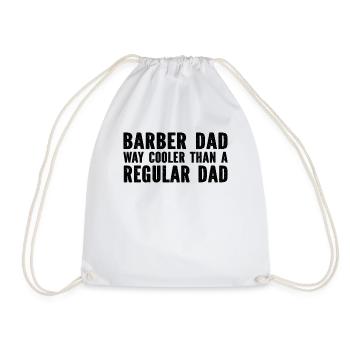 Barber Dad Way Plus cool qu’un père ordinaire - Sac de sport léger - blanc - Devant