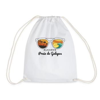 Cool Praia de Galapos Algarve gift - Drawstring Bag - white - Front