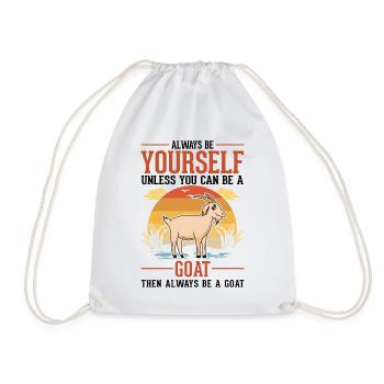 Chèvres Cadeau Chèvre Hôte Chèvre - Sac de sport léger - blanc - Devant