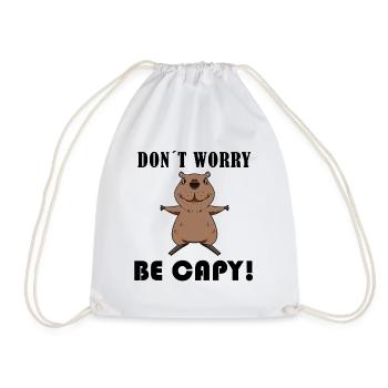 Capybara Capybara Cadeau - Sac de sport léger - blanc - Devant