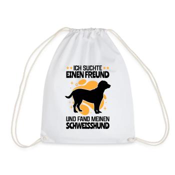 Fand meinen Hannoverscher Schweißhund - Turnbeutel - Weiß - Vorne