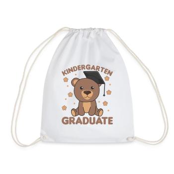 Kids Kindergarten graduate Bär Graduation - Turnbeutel - Weiß - Vorne