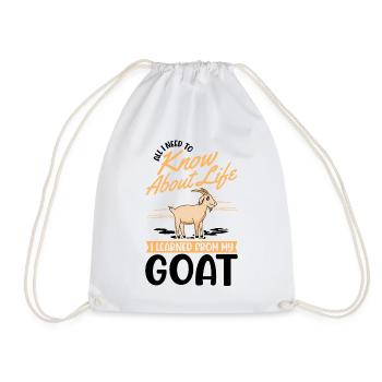 Chèvres Cadeau Chèvre Hôte Chèvre - Sac de sport léger - blanc - Devant