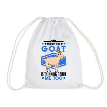 Chèvres Cadeau Chèvre Hôte Chèvre - Sac de sport léger - blanc - Devant
