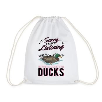 Amoureux du canard Cadeau Éleveur de canards - Sac de sport léger - blanc - Devant