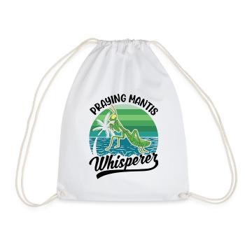 Mante religieuse chuchotant Mante Mante Mante Mante Mante Mante - Sac de sport léger - blanc - Devant