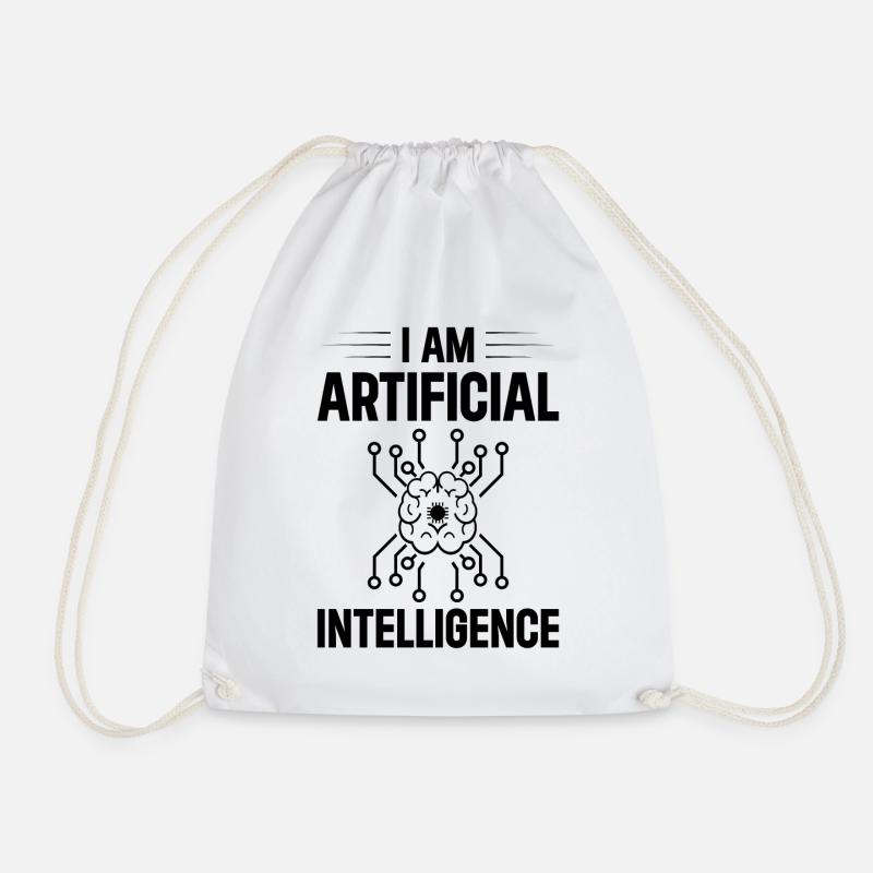 I Am Artificial Intelligence - Ai Artificial Intel - Turnbeutel - Weiß