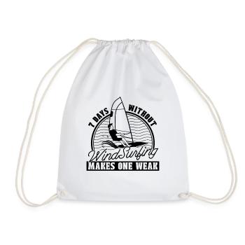 7 jours sans surf wakeboard windsurf lover Lover - Sac de sport léger - blanc - Devant