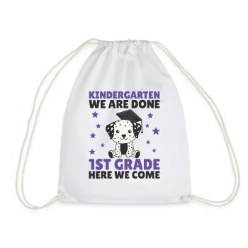 Kids Kindergarten graduate Dalmatiner 1st grade - Turnbeutel - Weiß - Vorne