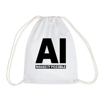 L’IA rend cela possible - AI Robotics & Artificial In - Sac de sport léger - blanc - Devant