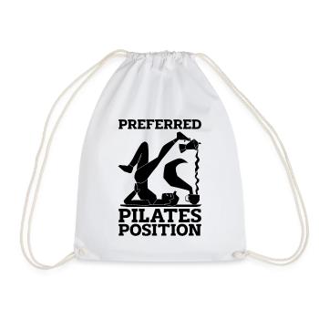 Preferred Pilates Position Reformer Pilates Lover - Turnbeutel - Weiß - Vorne