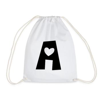 Artificial Intelligence - I love AI - Digital - Drawstring Bag - white - Front