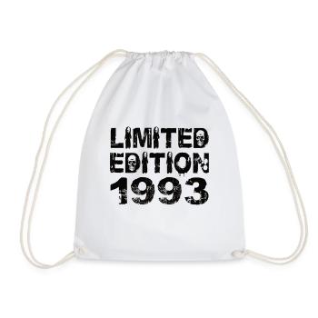 Limited Edition 1993 Geburtstag 1993 Geburtstag - Turnbeutel - Weiß - Vorne